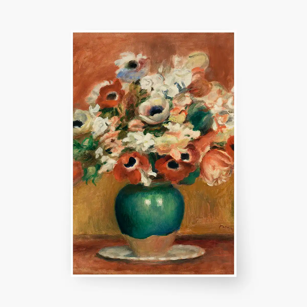 Flowers printable by Pierre-Auguste Renoir - Printable.app