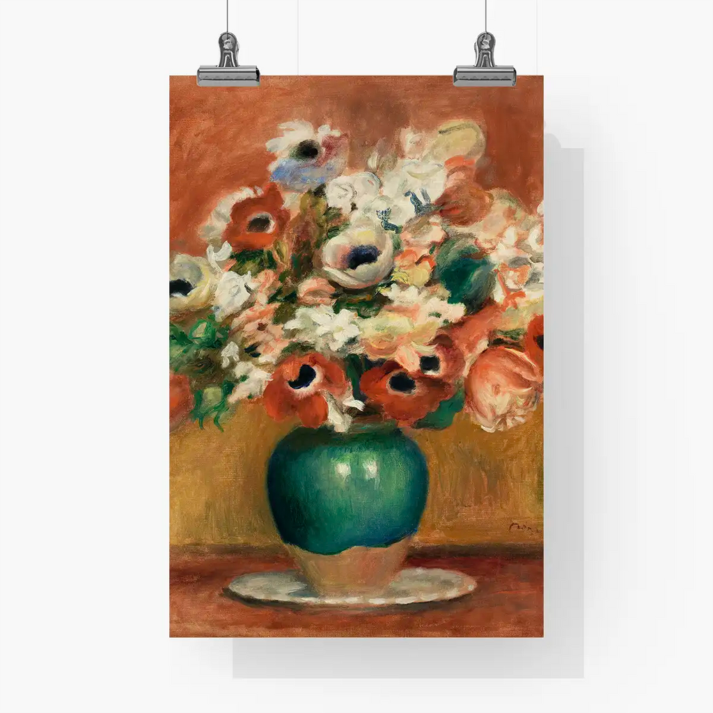 Flowers printable by Pierre-Auguste Renoir - Printable.app