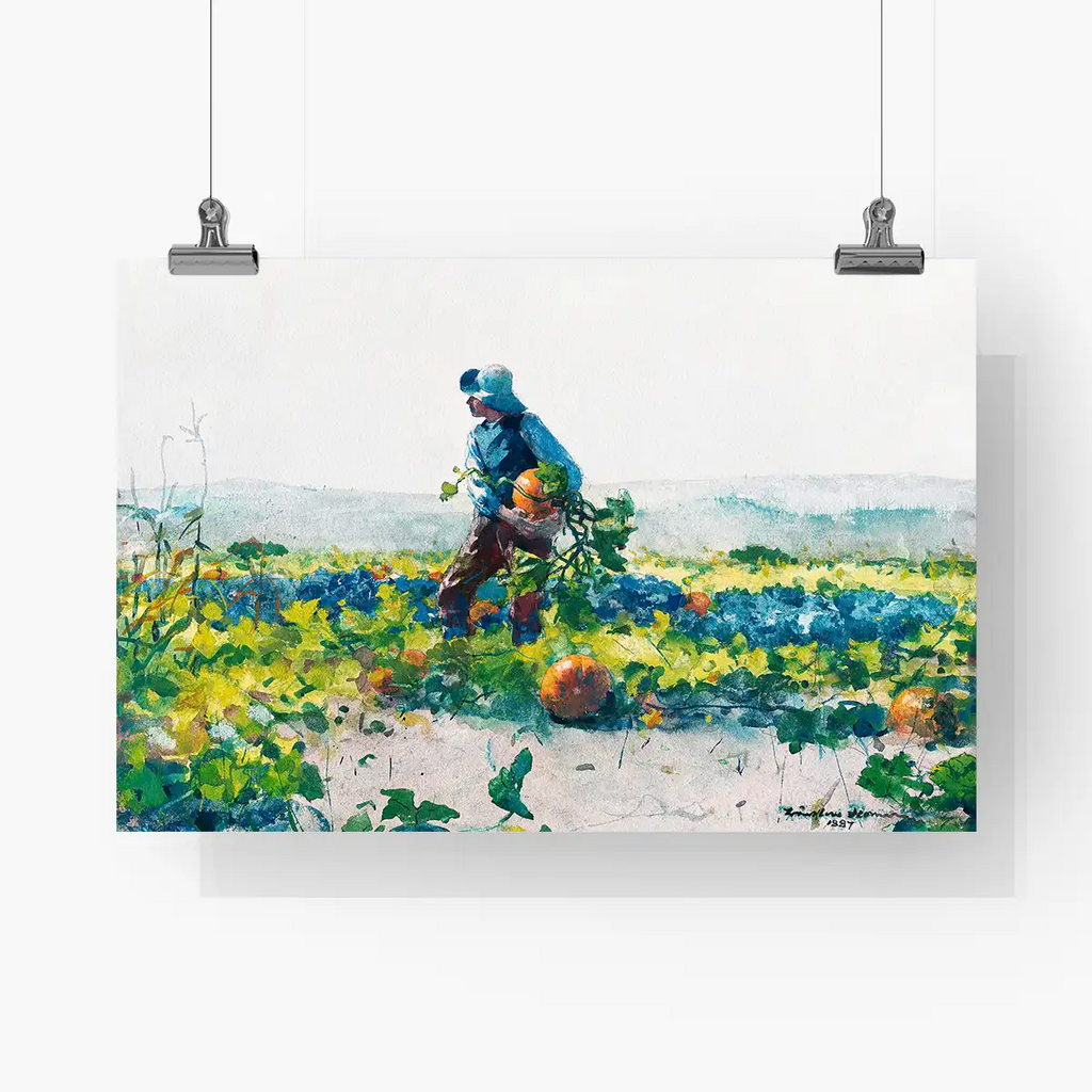 For to Be a Farmer's Boy printable by Winslow Homer - Printable.app