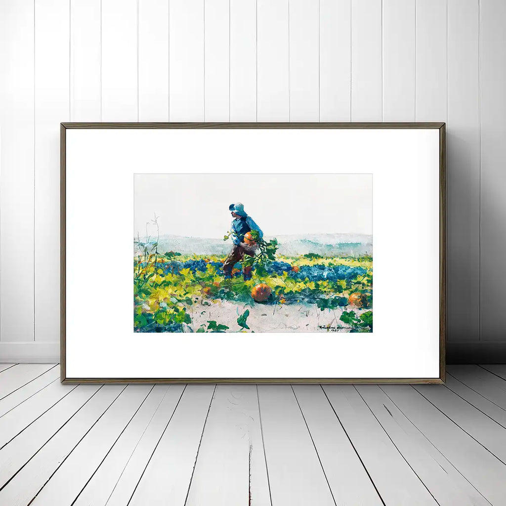 For to Be a Farmer's Boy printable by Winslow Homer - Printable.app