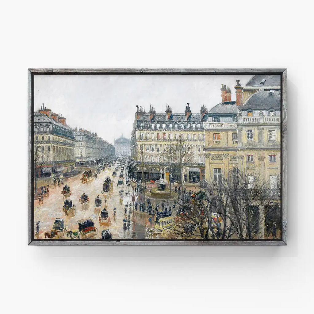 French Theater Square, Paris printable by Camille Pissarro - Printable.app