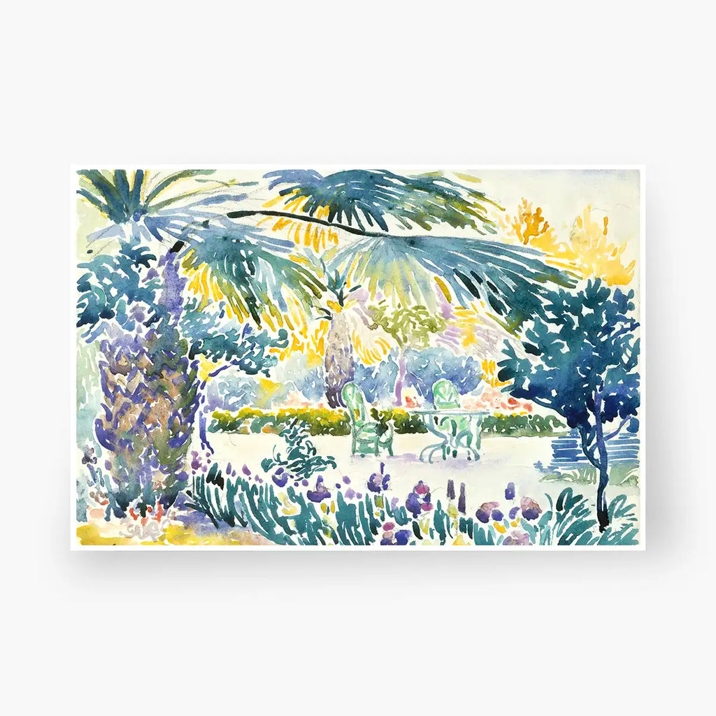 Garden of the Painter at Saint Clair printable by Henri-Edmond Cross - Printable.app