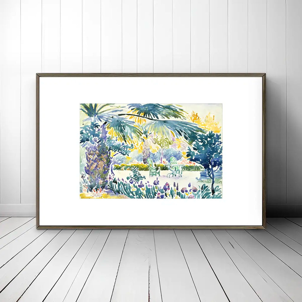 Garden of the Painter at Saint Clair printable by Henri-Edmond Cross - Printable.app