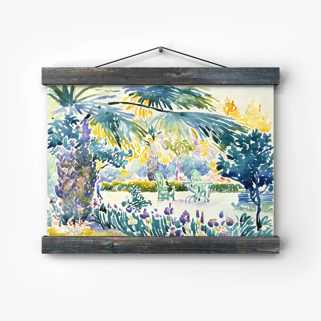 Garden of the Painter at Saint Clair printable by Henri-Edmond Cross - Printable.app