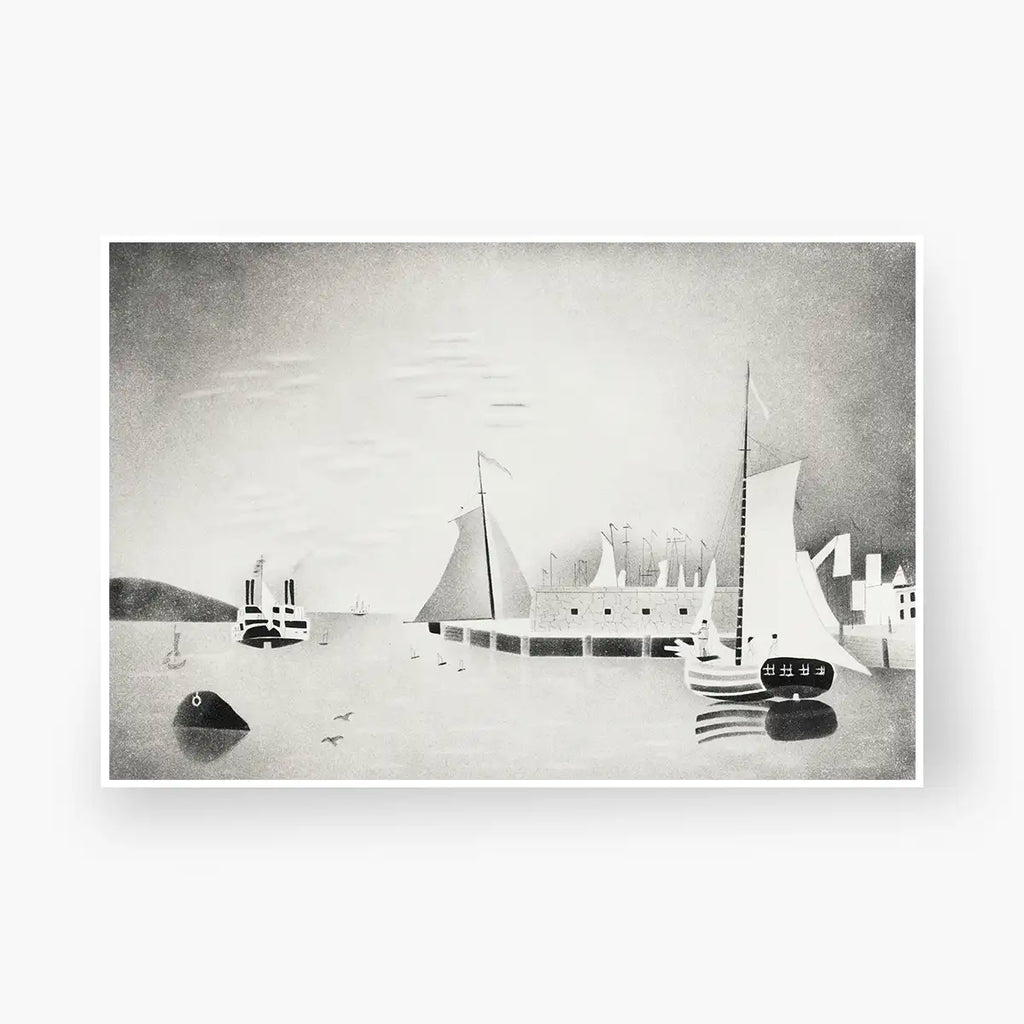 Harbor Scene printable by Mary Altha Nims - Printable.app