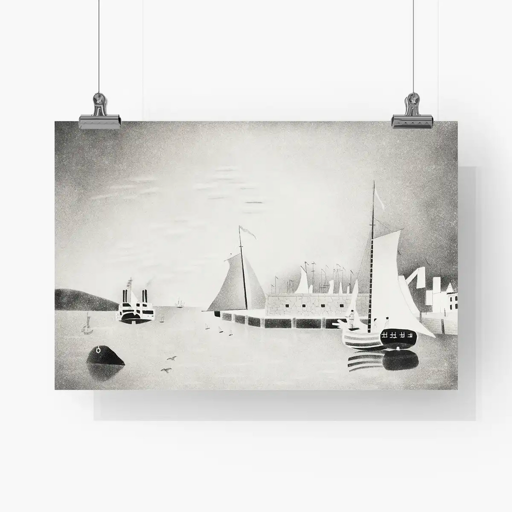 Harbor Scene printable by Mary Altha Nims - Printable.app