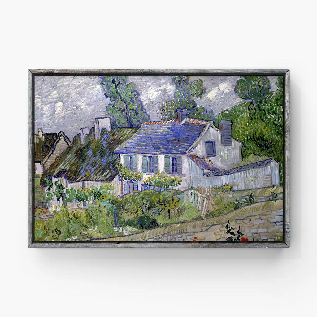 Houses at Auvers printable by Vincent van Gogh - Printable.app