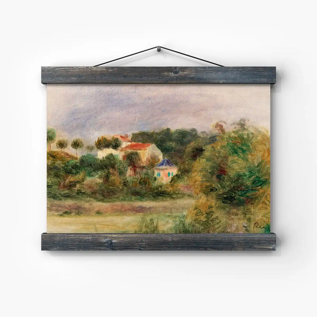 Houses in a Park (Maisons dans un parc) printable by Pierre-Auguste Renoir - Printable.app