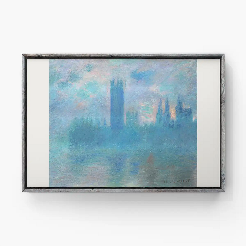 Houses of Parliament, London printable by Claude Monet - Printable.app