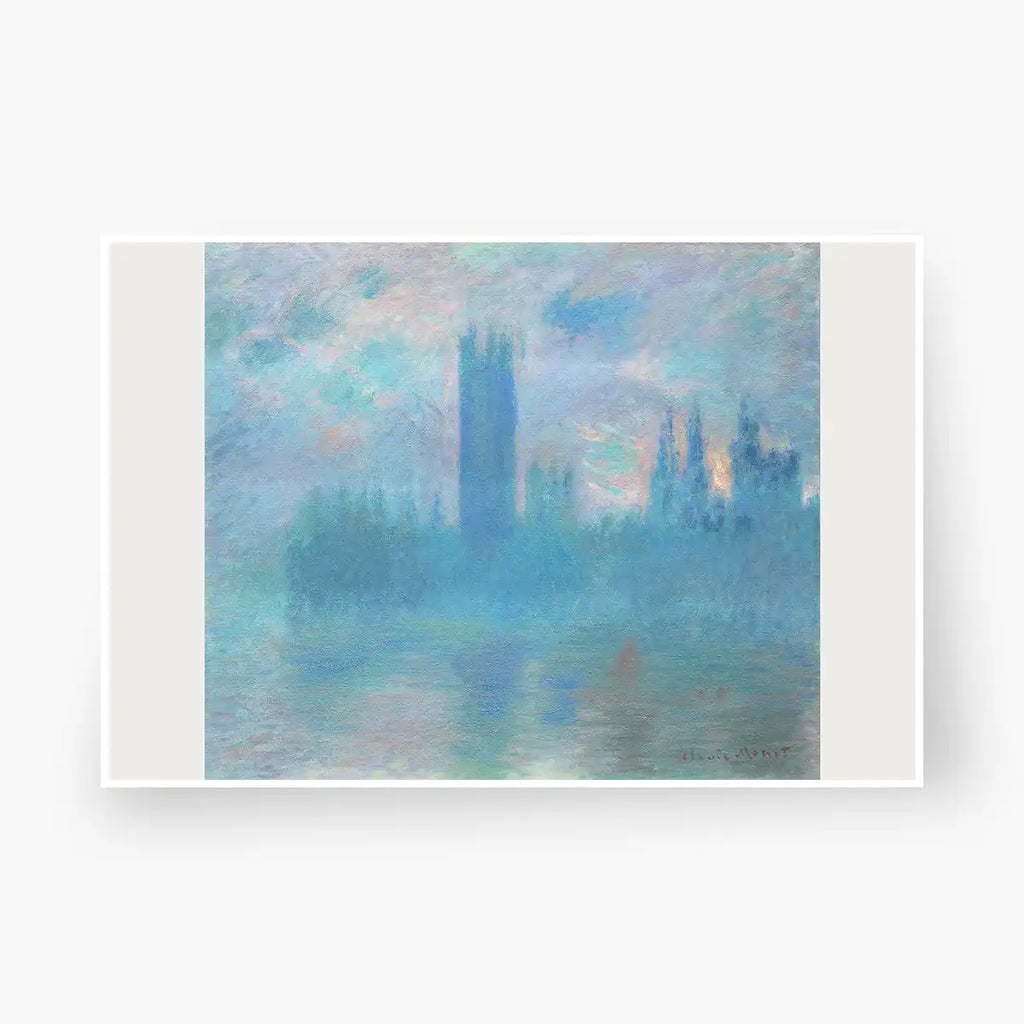 Houses of Parliament, London printable by Claude Monet - Printable.app