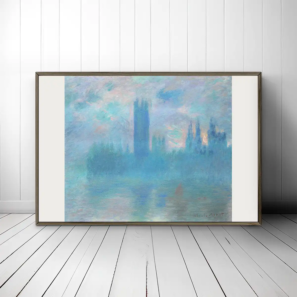 Houses of Parliament, London printable by Claude Monet - Printable.app