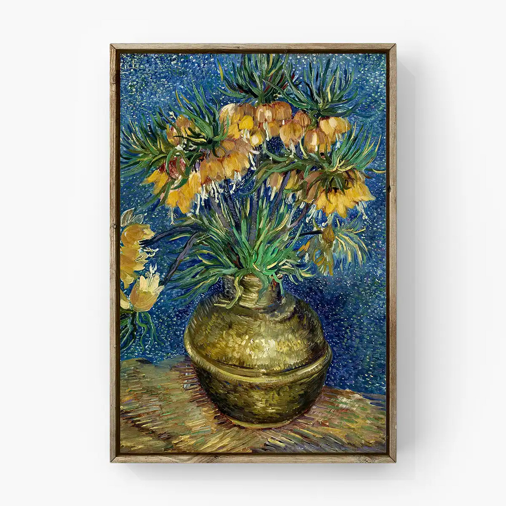 Imperial Fritillaries in a Copper Vase printable by Vincent van Gogh - Printable.app