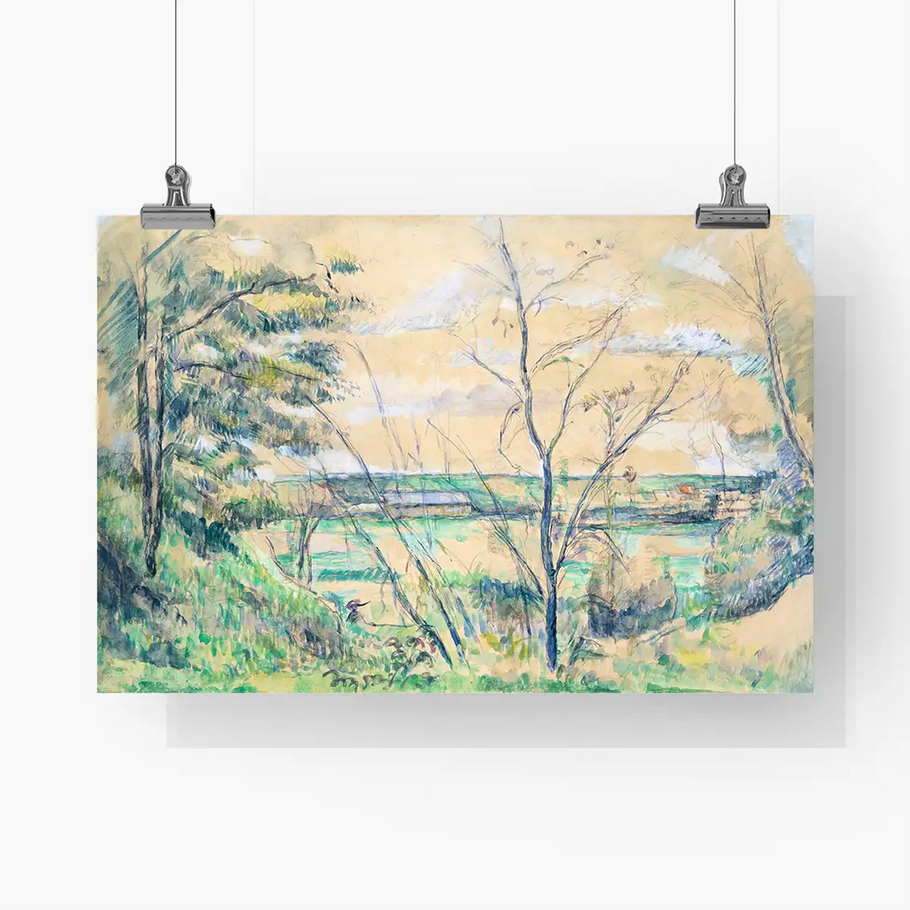 In the Oise Valley printable by Paul Cézanne - Printable.app