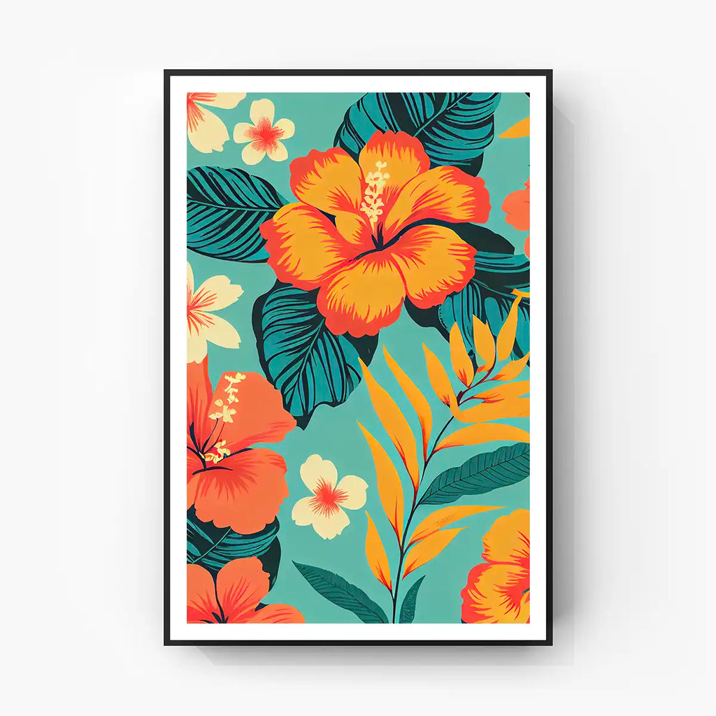 Island Beauty: Hawaiian Orchids Floral Poster printable by Hawaiian - Printable.app
