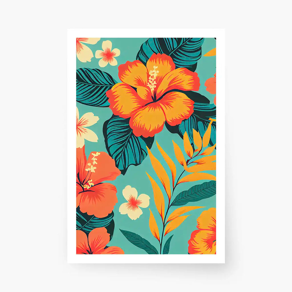 Island Beauty: Hawaiian Orchids Floral Poster printable by Hawaiian - Printable.app