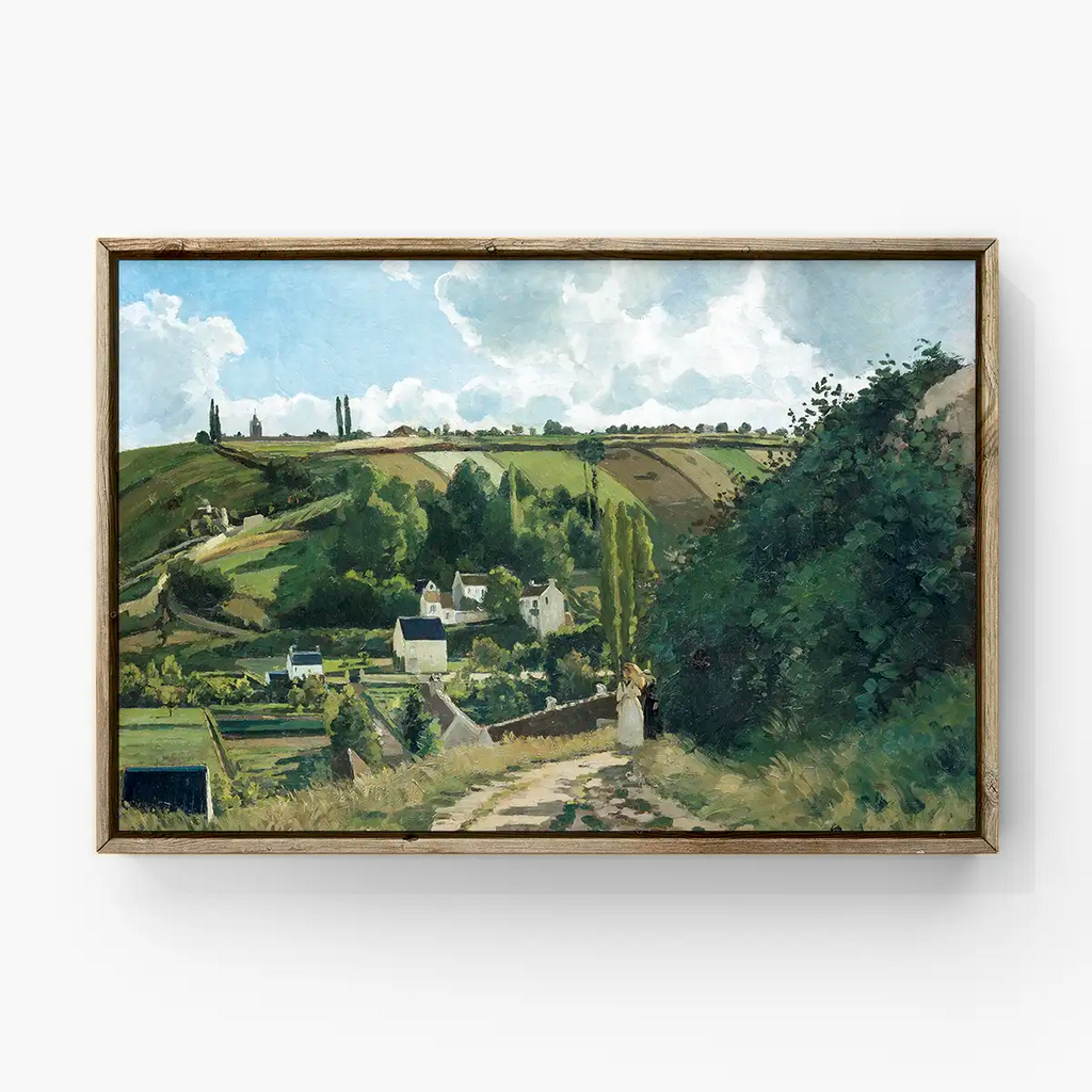Jalais Hill, Pontoise printable by Camille Pissarro - Printable.app