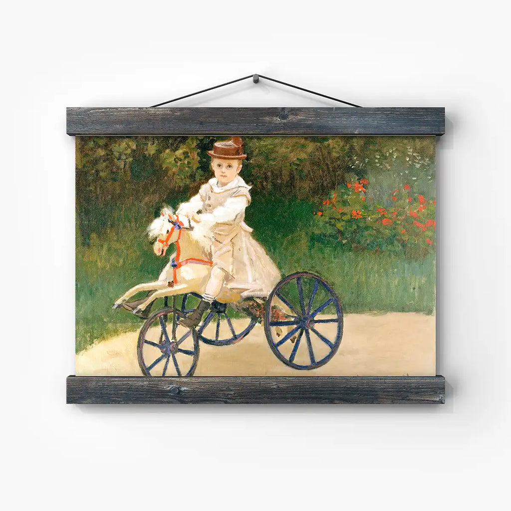 Jean Monet on His Hobby Horse printable by Claude Monet - Printable.app