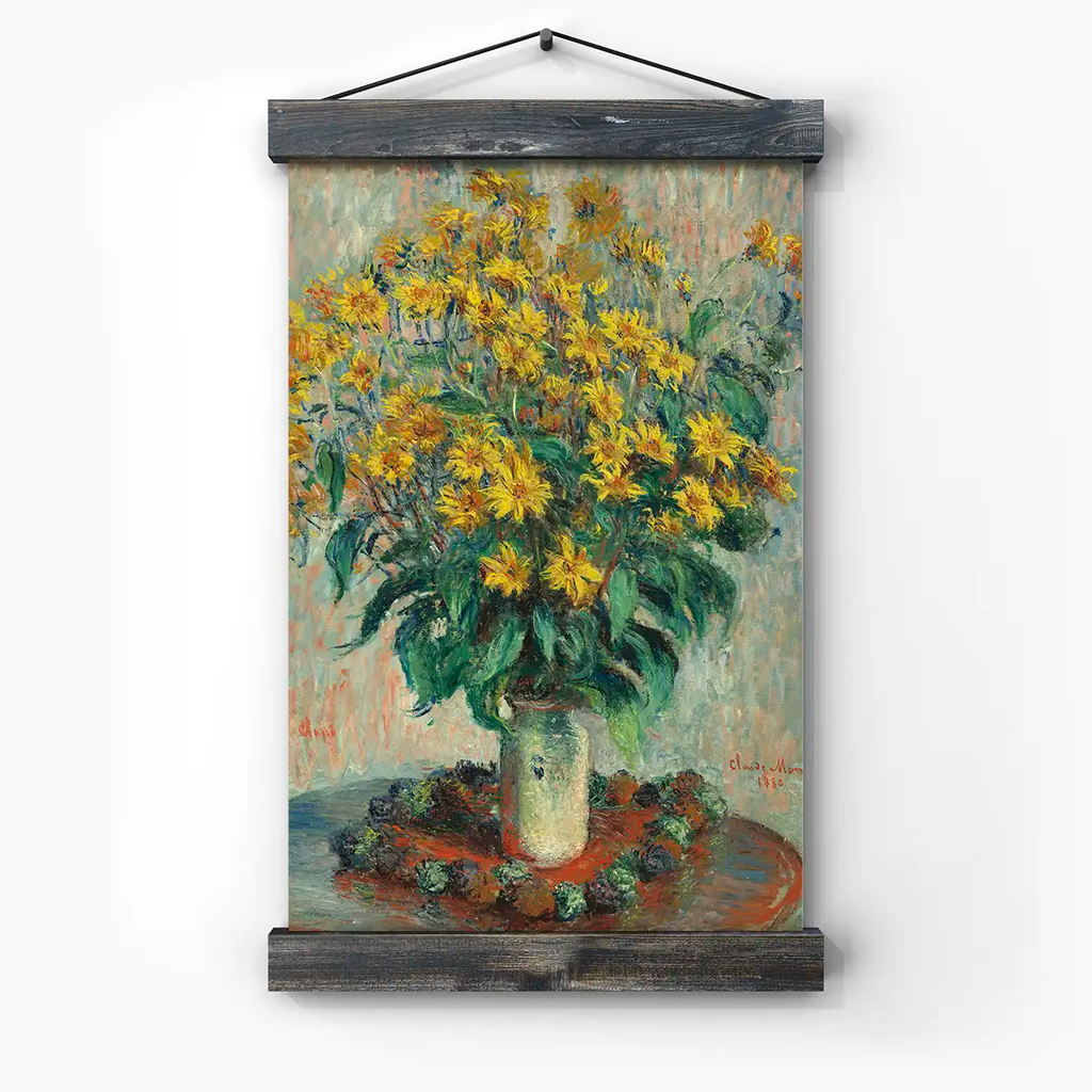 Jerusalem Artichoke Flowers printable by Claude Monet - Printable.app