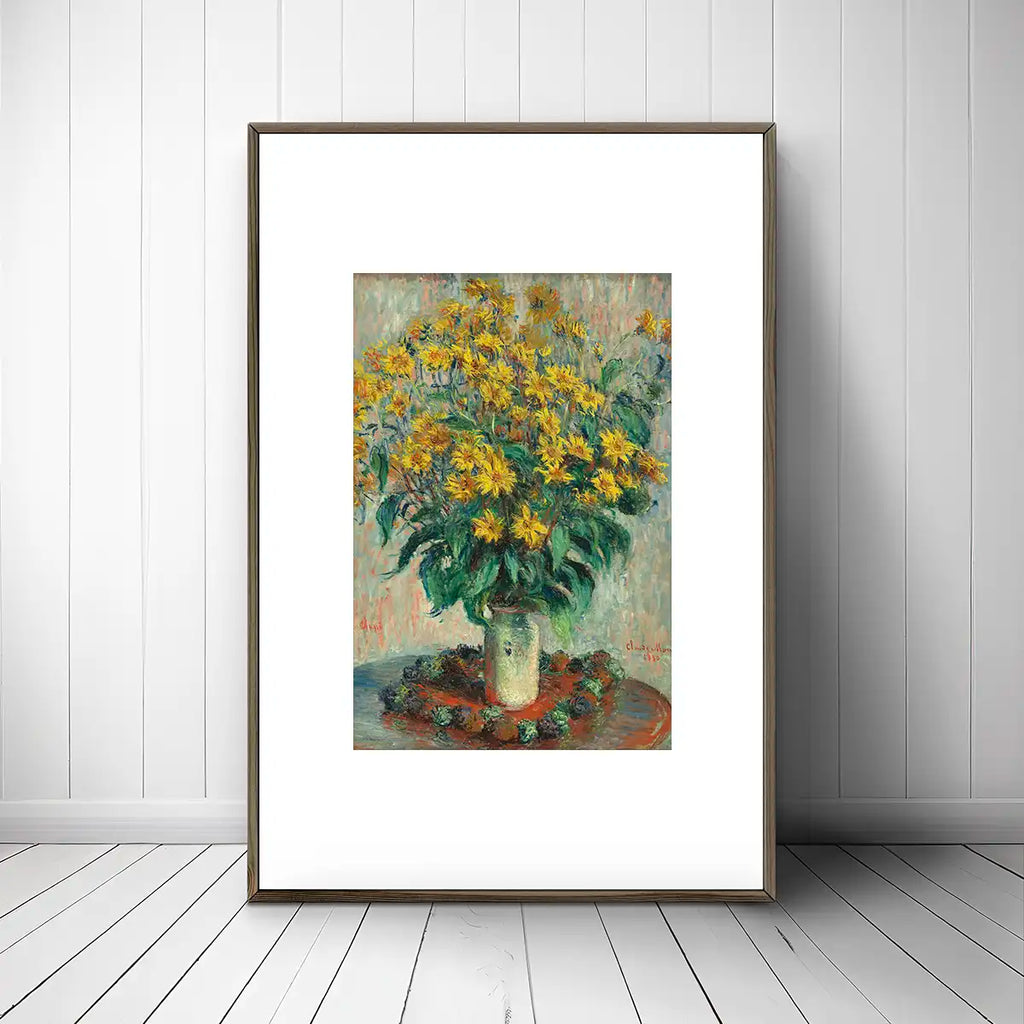 Jerusalem Artichoke Flowers printable by Claude Monet - Printable.app