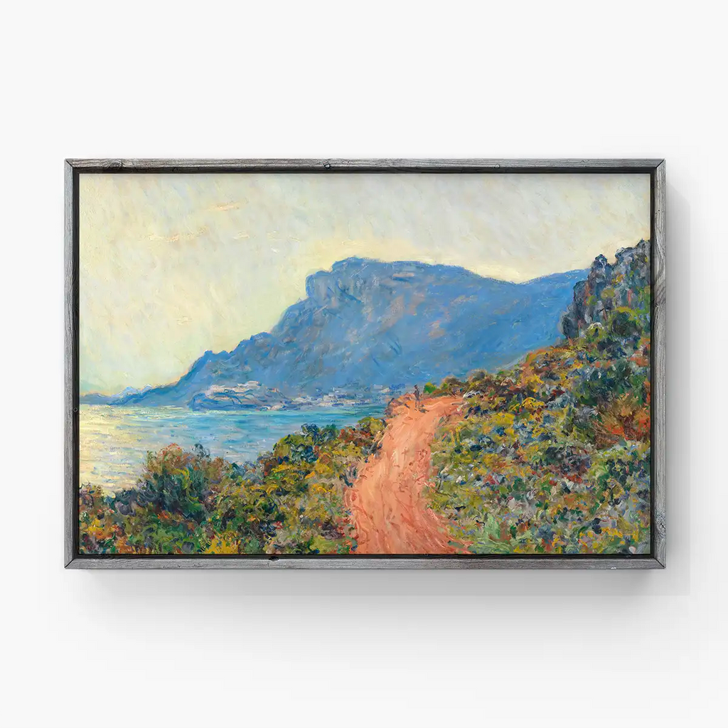 La Corniche near Monaco printable by Claude Monet - Printable.app