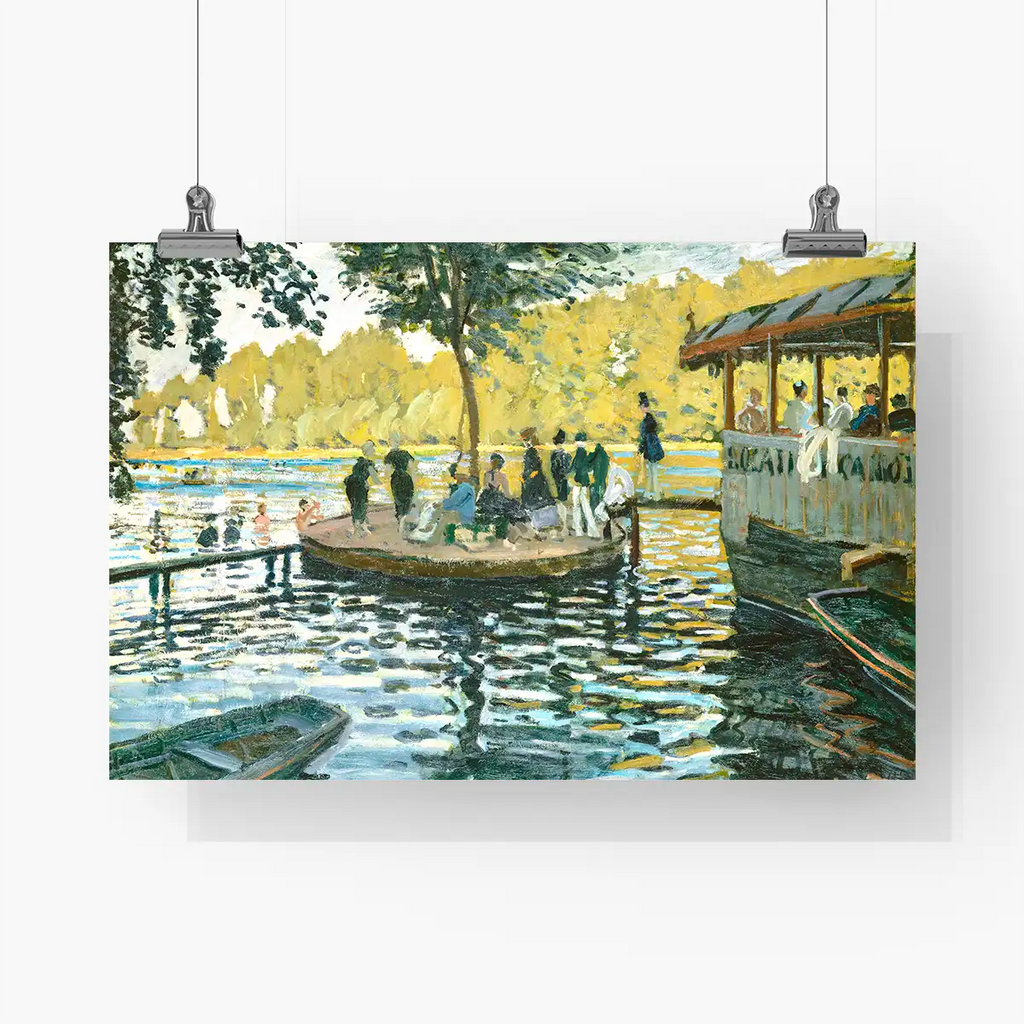 La Grenouillère printable by Claude Monet - Printable.app