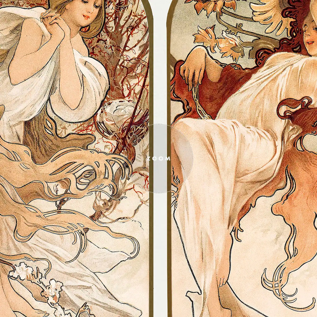 La Samaritaine, painting printable by Alphonse Maria Mucha - Printable.app