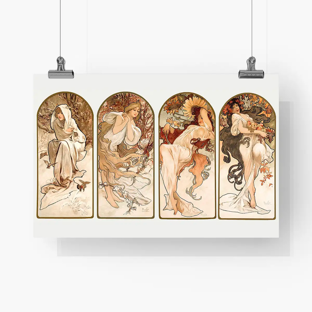 La Samaritaine, painting printable by Alphonse Maria Mucha - Printable.app