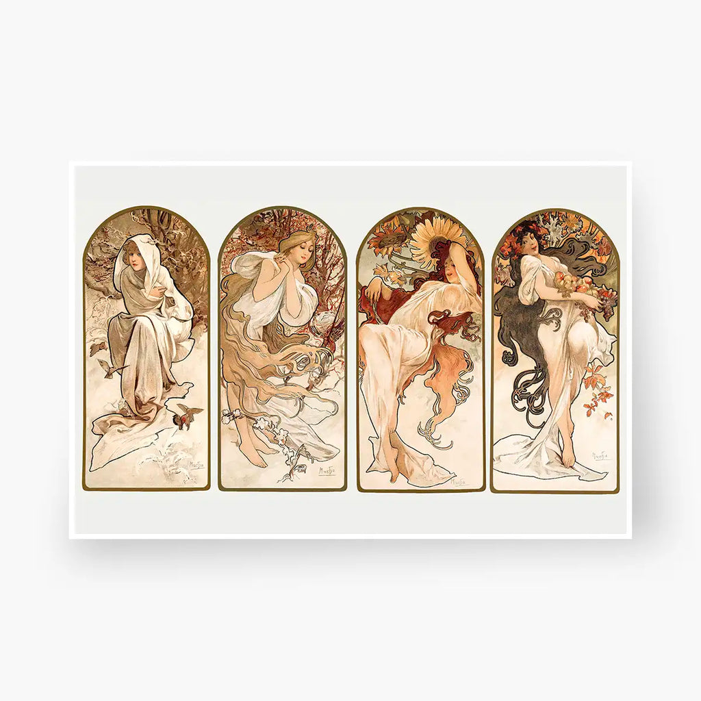 La Samaritaine, painting printable by Alphonse Maria Mucha - Printable.app