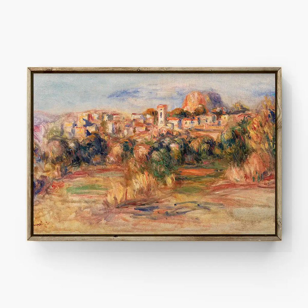 Landscape, La Gaude (Paysage, La Gaude) printable by Pierre-Auguste Renoir - Printable.app