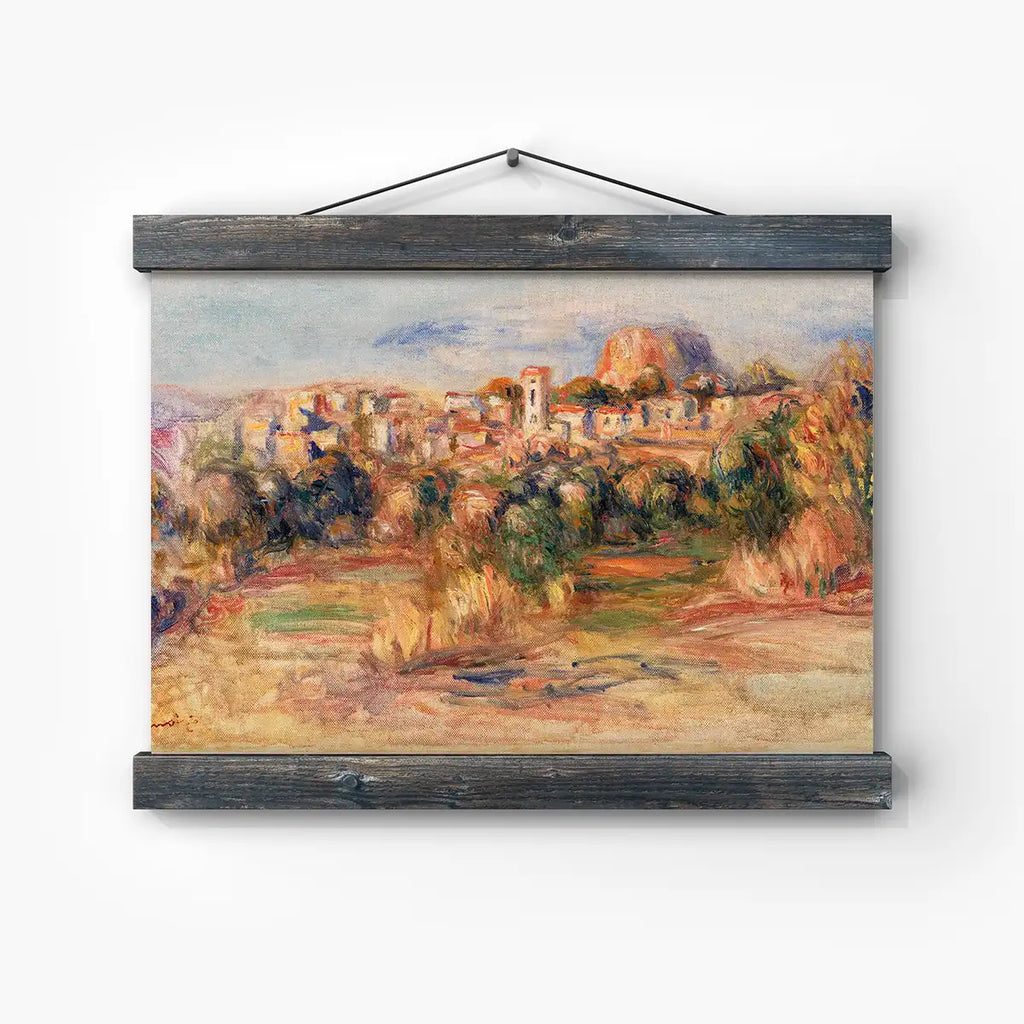 Landscape, La Gaude (Paysage, La Gaude) printable by Pierre-Auguste Renoir - Printable.app