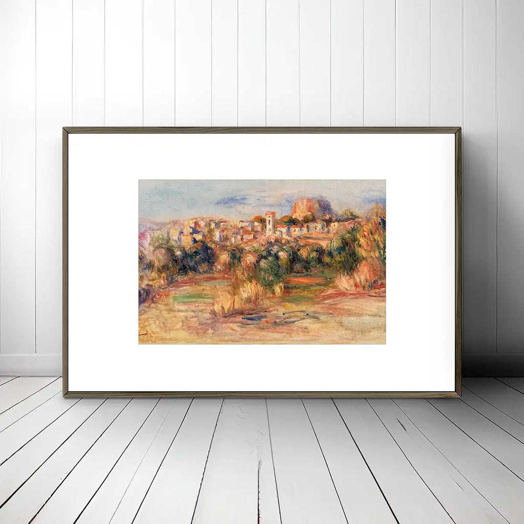 Landscape, La Gaude (Paysage, La Gaude) printable by Pierre-Auguste Renoir - Printable.app