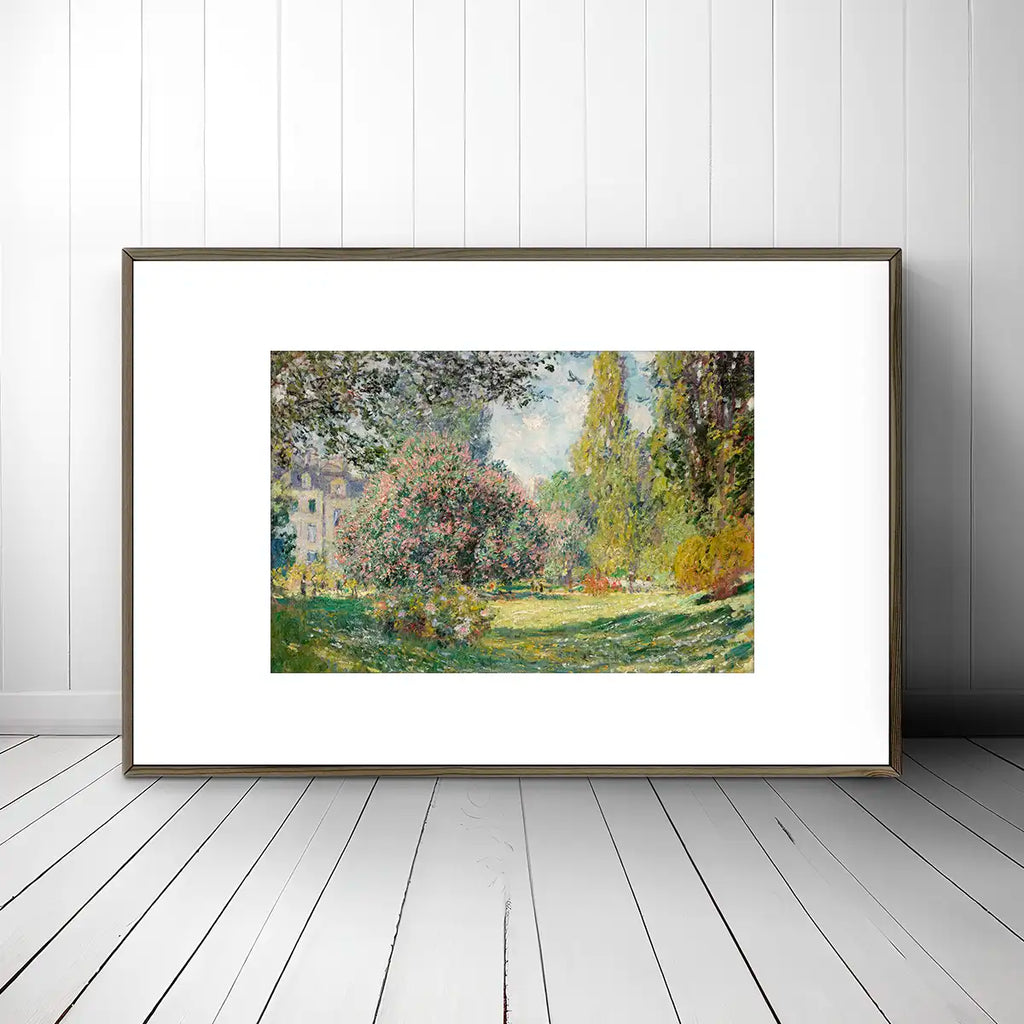 Landscape: The Parc Monceau printable by Claude Monet - Printable.app