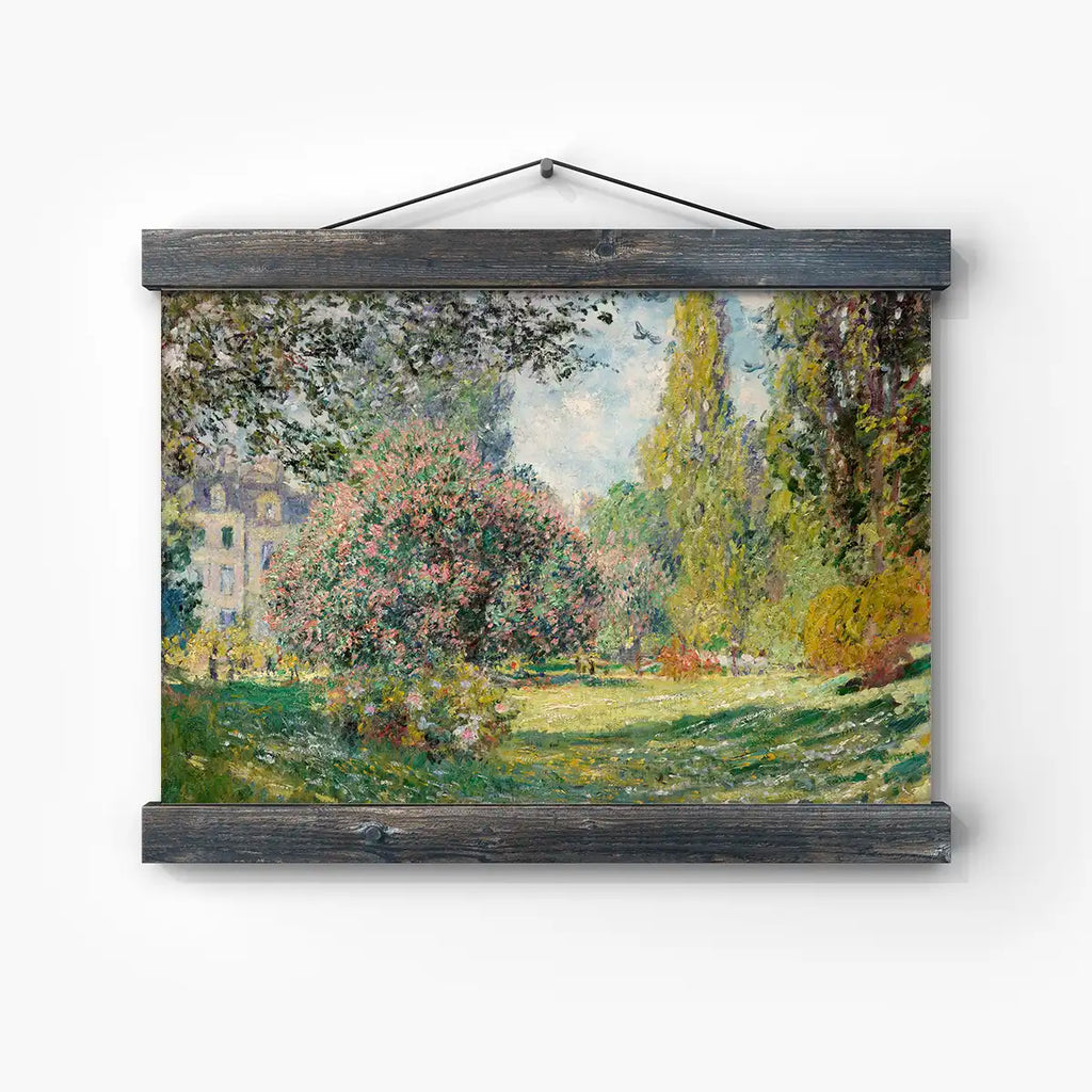 Landscape: The Parc Monceau printable by Claude Monet - Printable.app