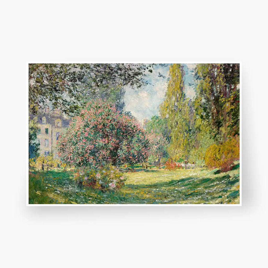 Landscape: The Parc Monceau printable by Claude Monet - Printable.app