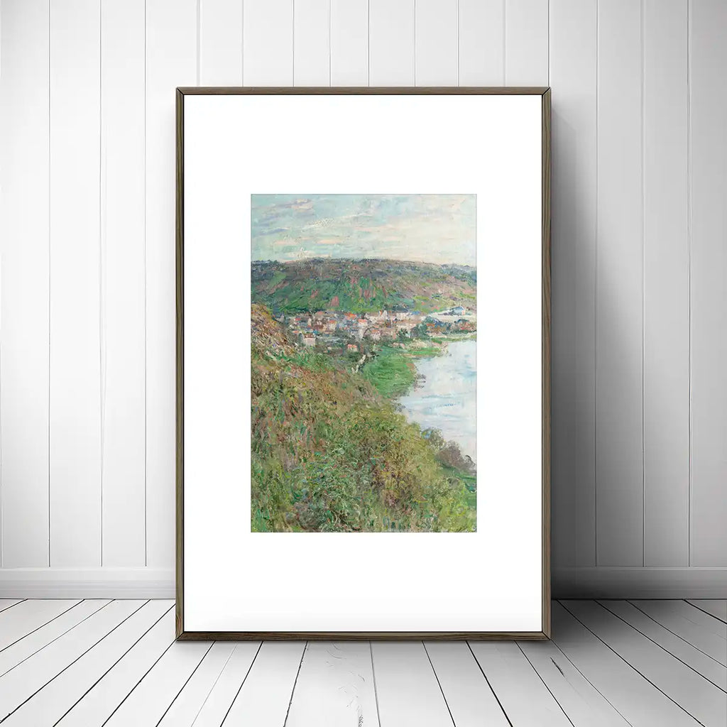 Landscape View of Vétheuil printable by Claude Monet - Printable.app