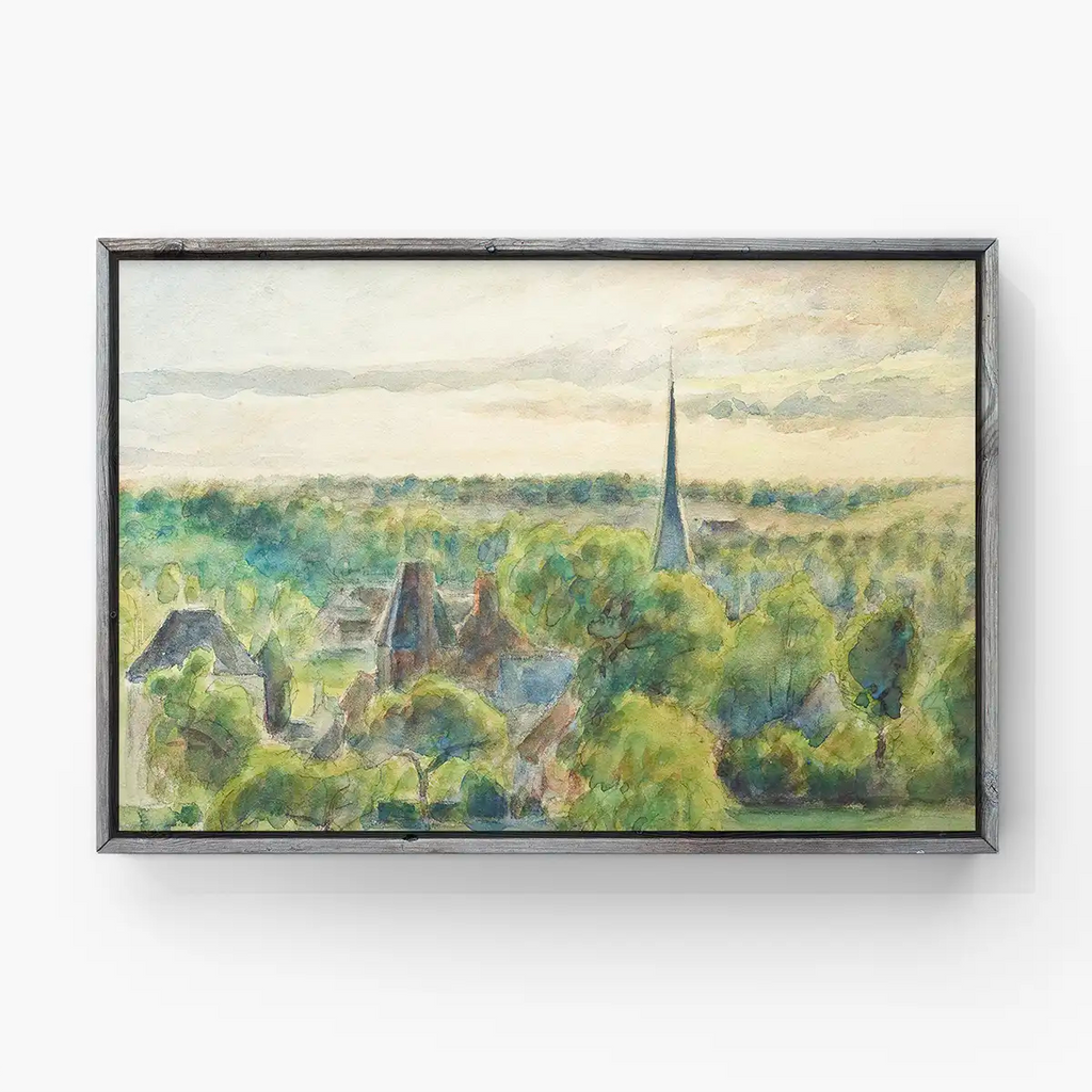 Landscape at Eragny printable by Camille Pissarro - Printable.app