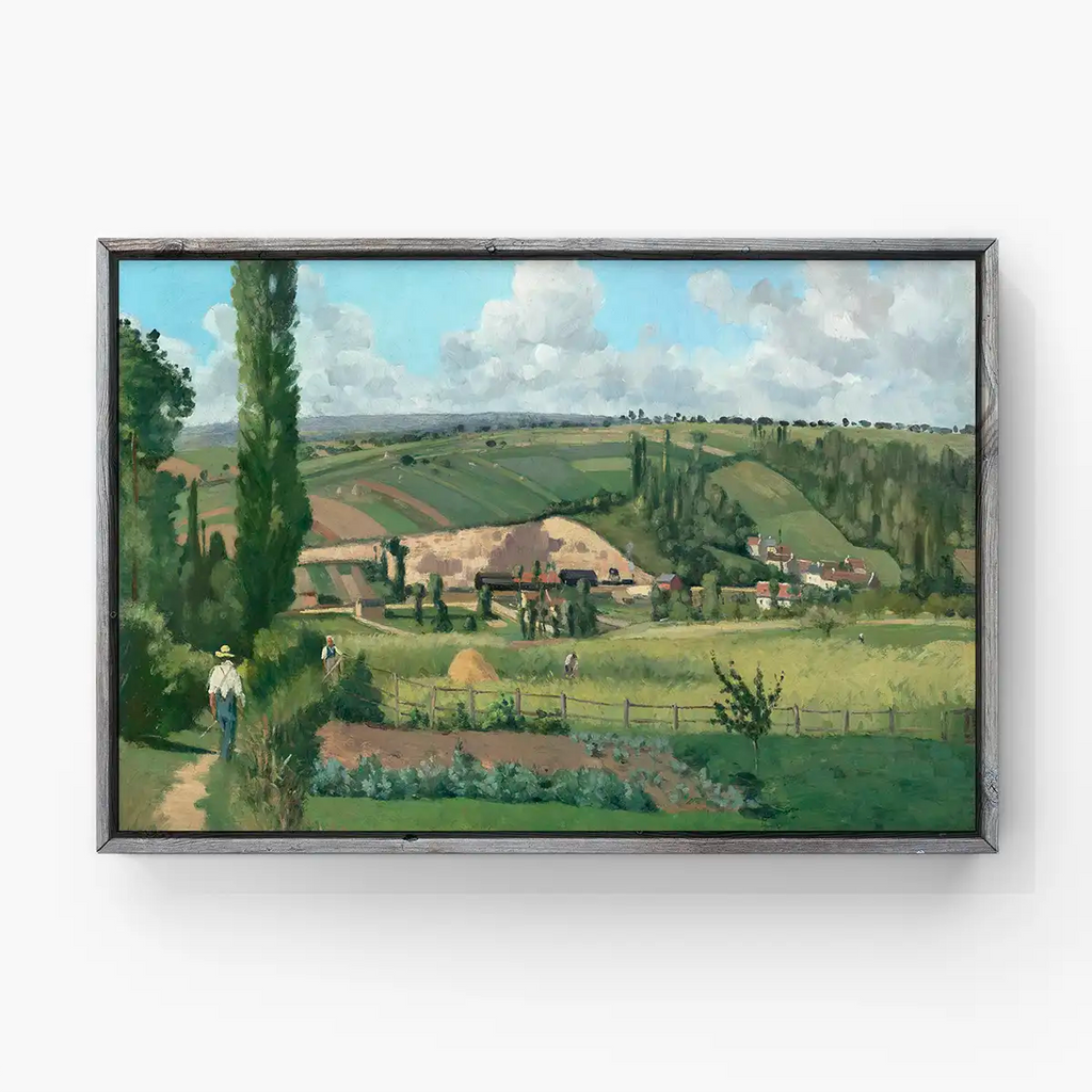 Landscape at Les Pâtis, Pontoise printable by Camille Pissarro - Printable.app