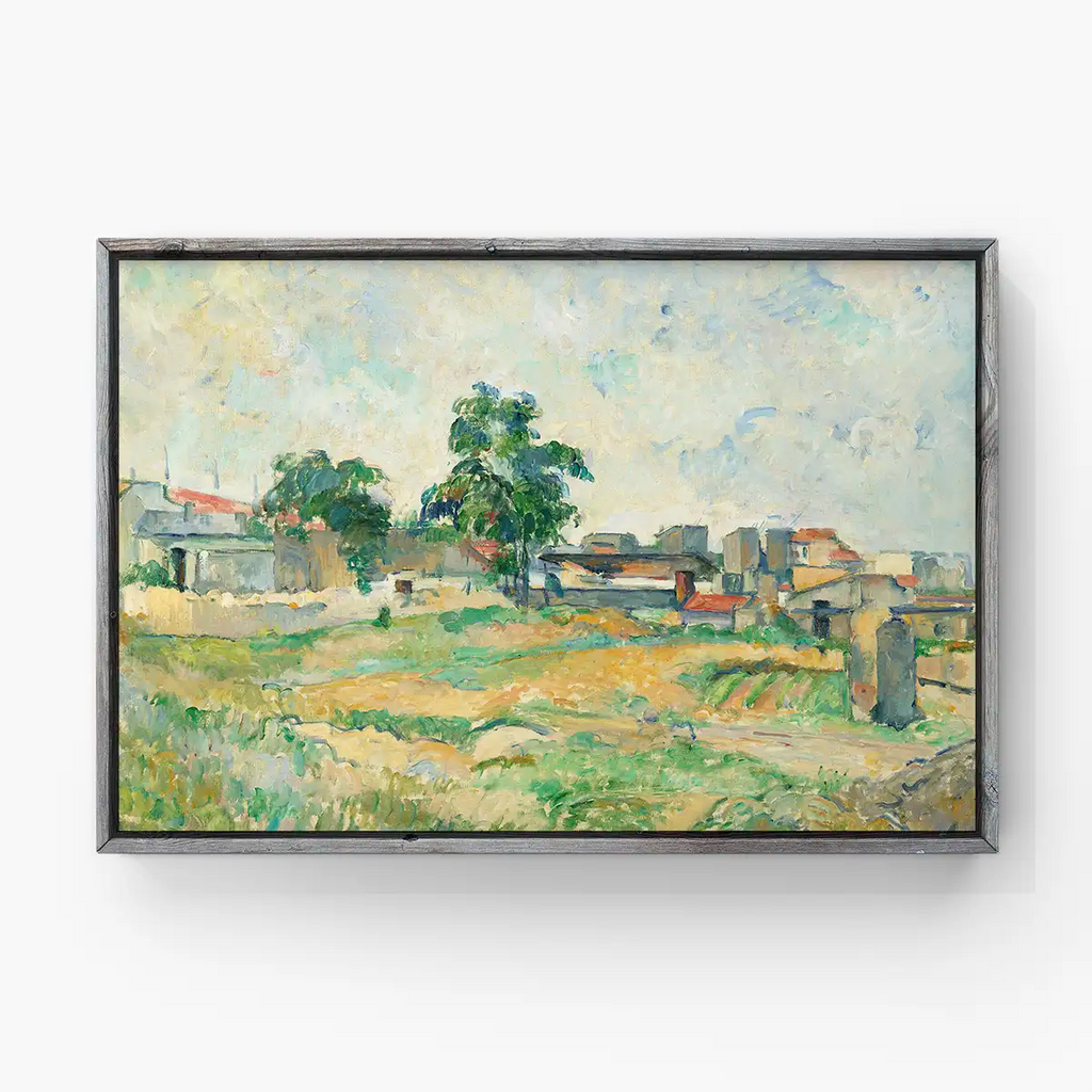 Landscape near Paris printable by Paul Cézanne - Printable.app