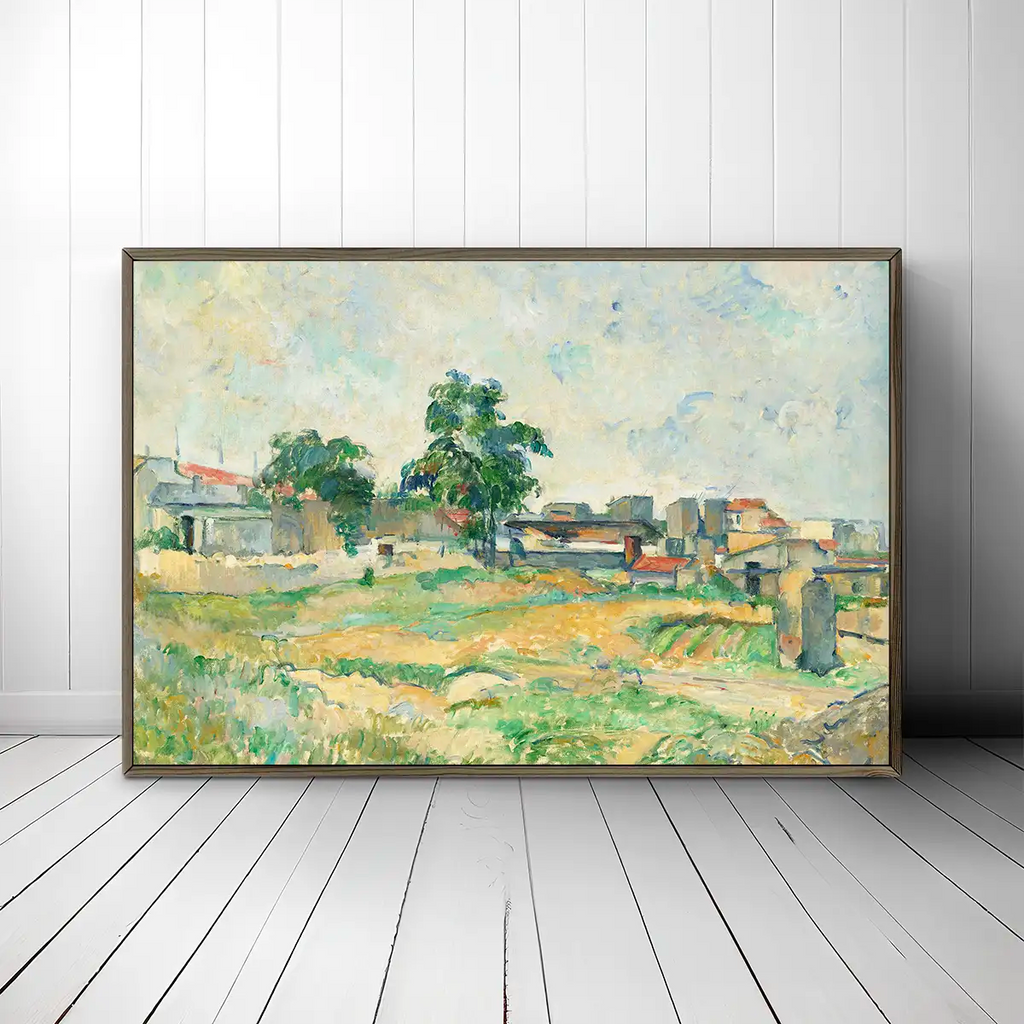 Landscape near Paris printable by Paul Cézanne - Printable.app