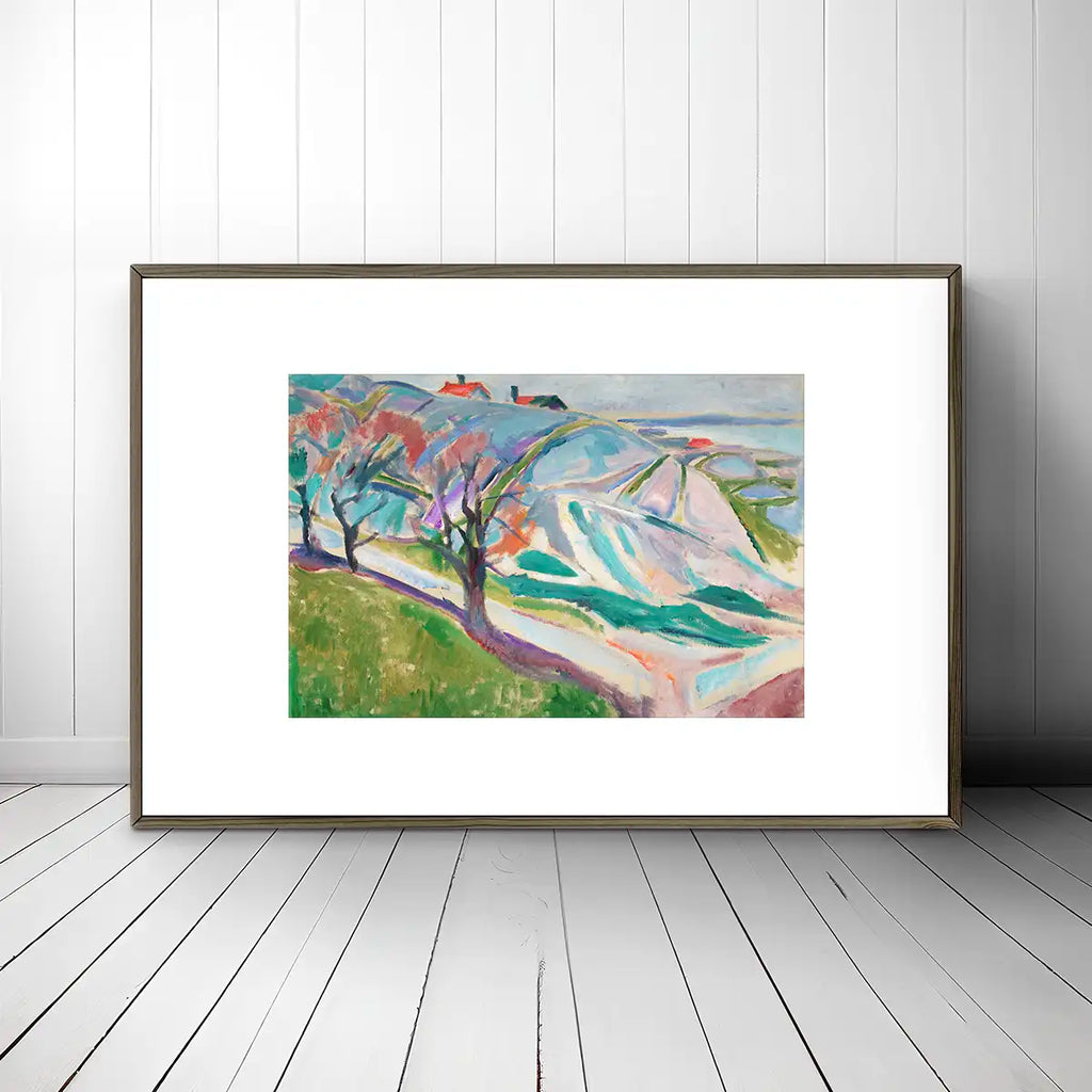 Landscape of Kragerø printable by Edvard Munch - Printable.app