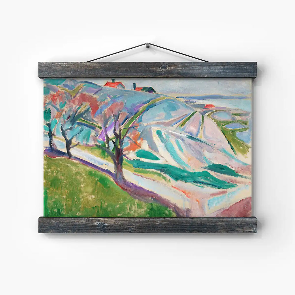 Landscape of Kragerø printable by Edvard Munch - Printable.app