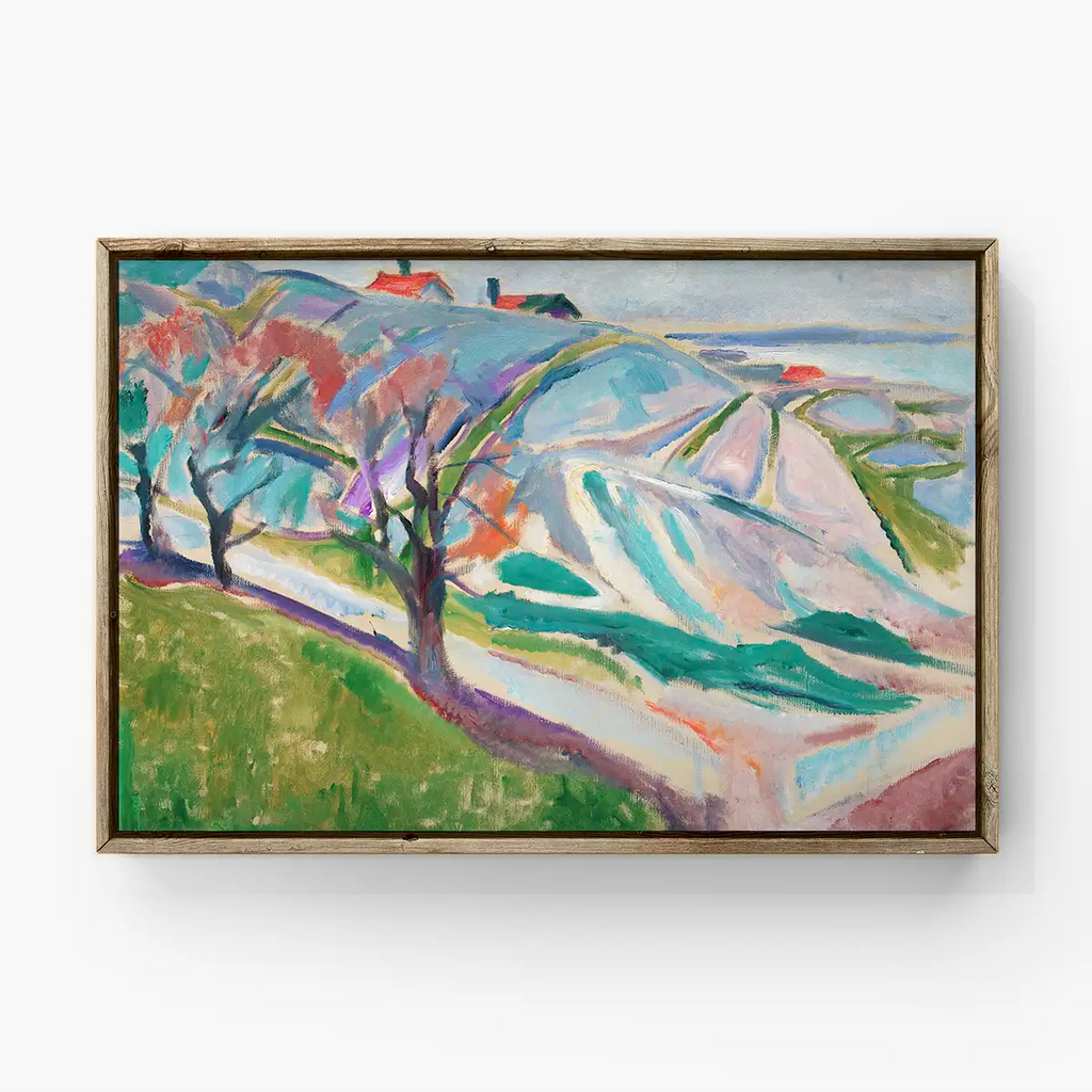 Landscape of Kragerø printable by Edvard Munch - Printable.app