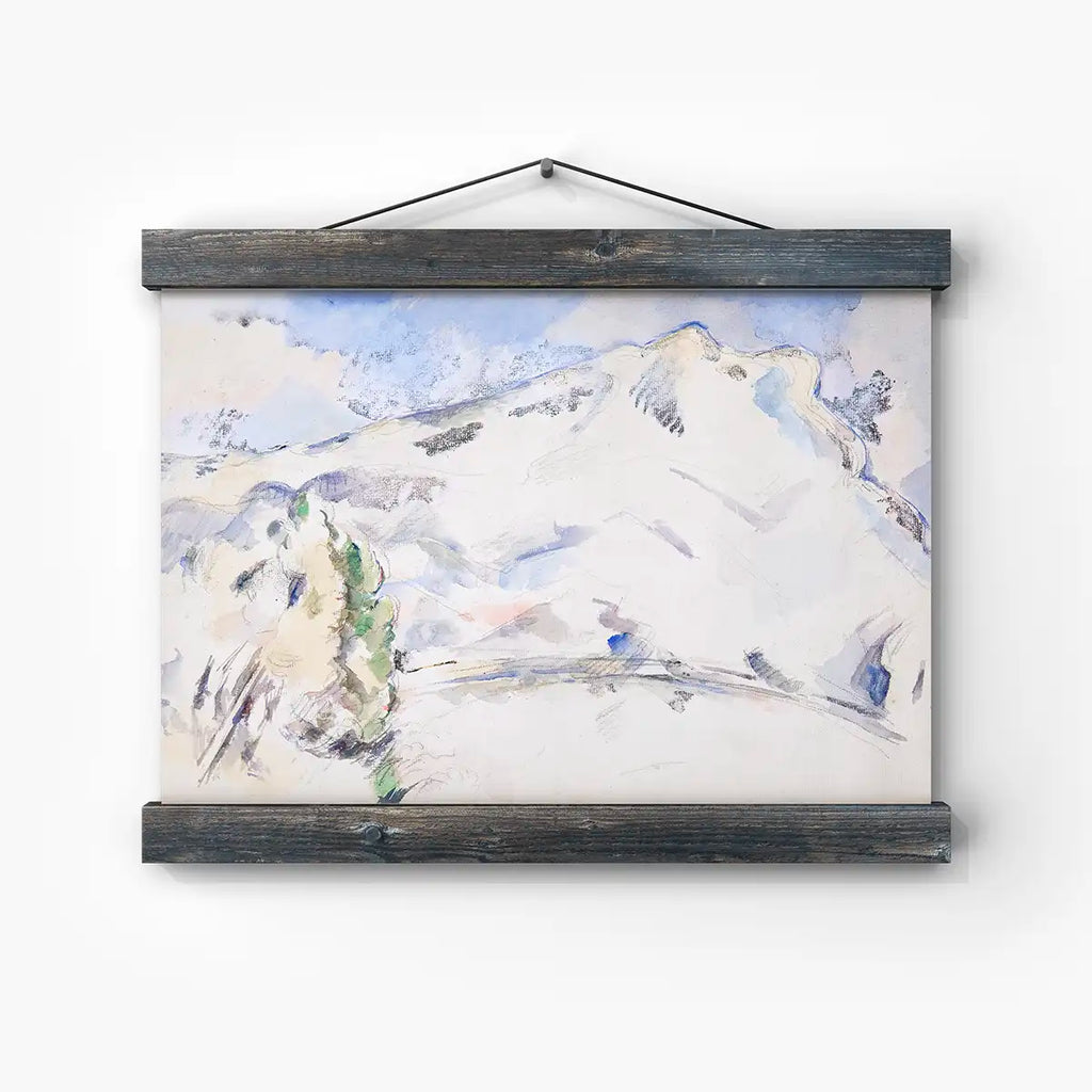 Landscape of Mont Sainte-Victoire (La Montagne Sainte-Victoire) printable by Paul Cézanne - Printable.app