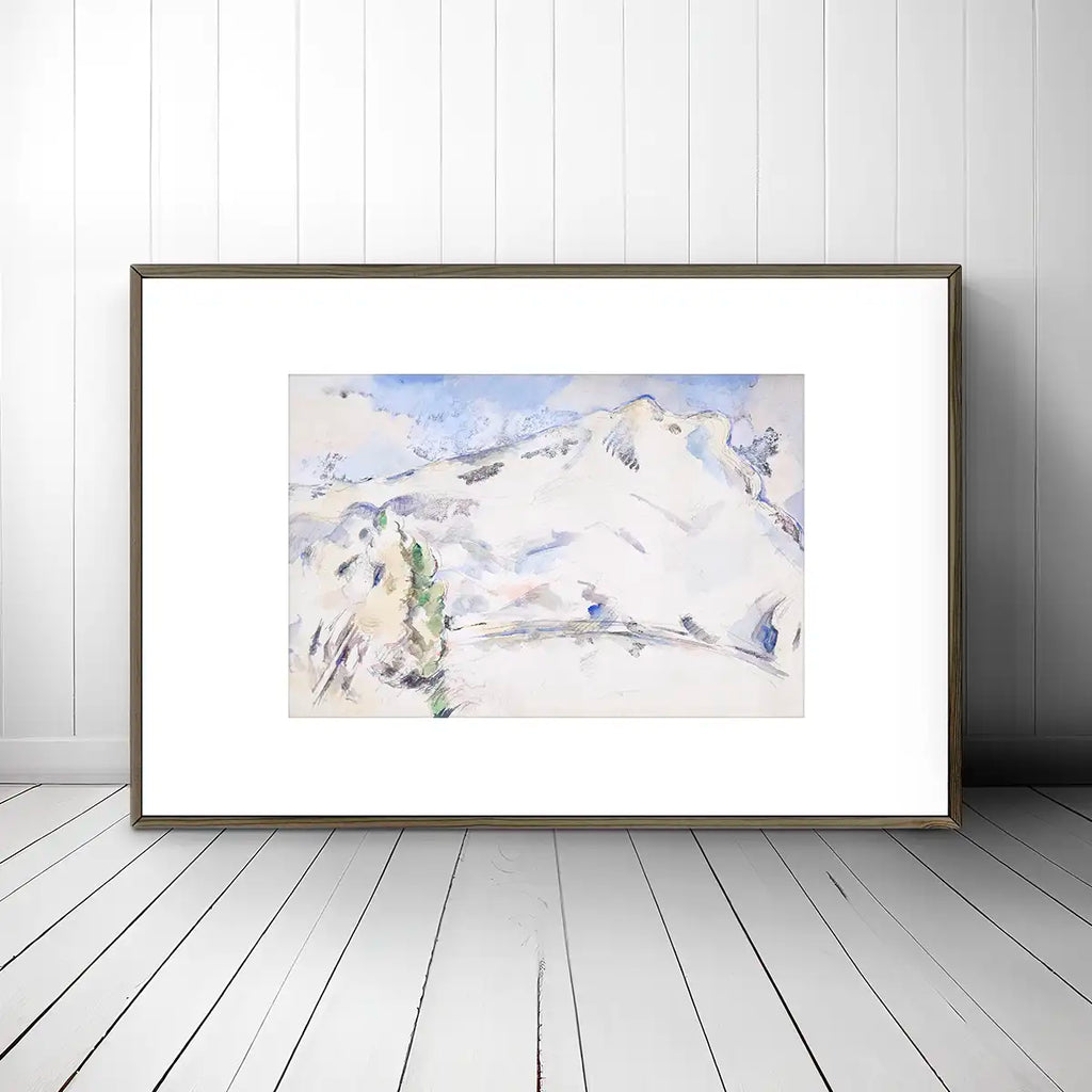 Landscape of Mont Sainte-Victoire printable by Paul Cézanne - Printable.app