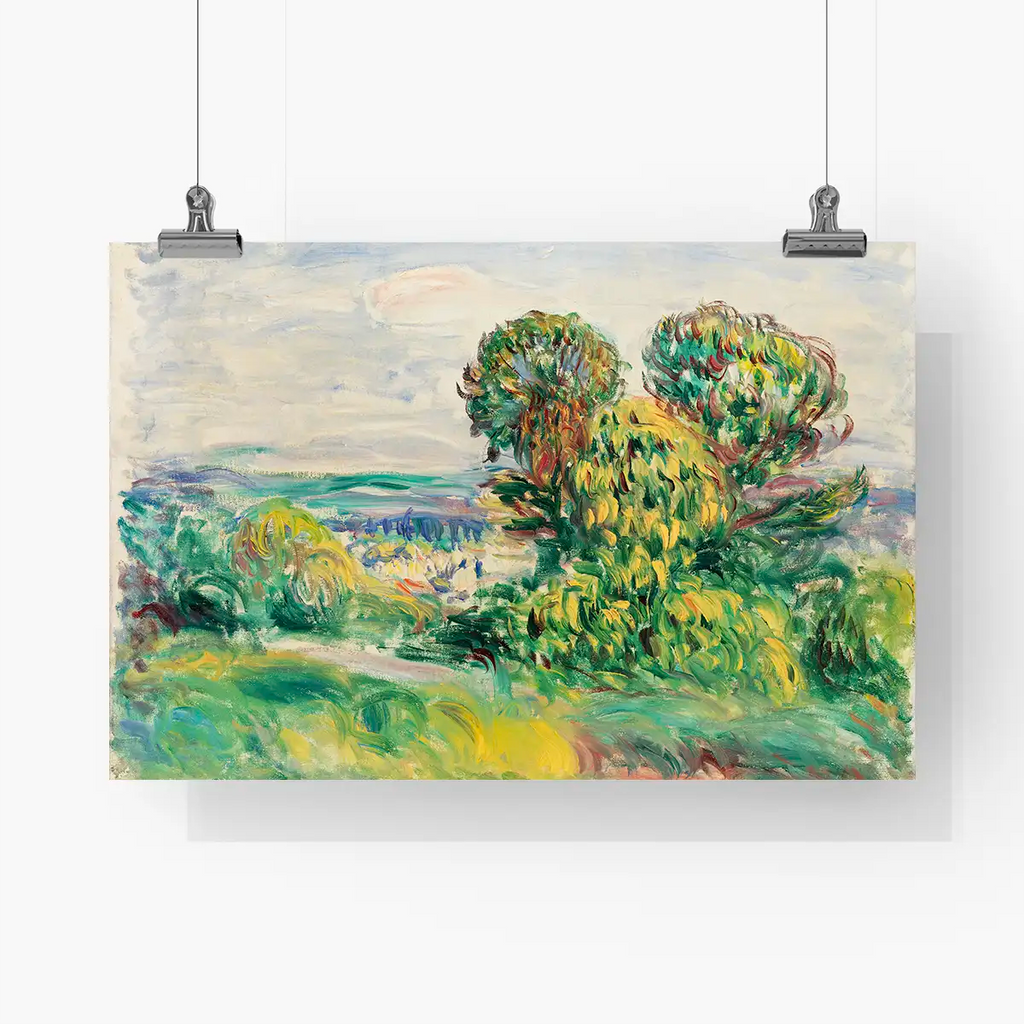 Landscape printable by Pierre-Auguste Renoir - Printable.app