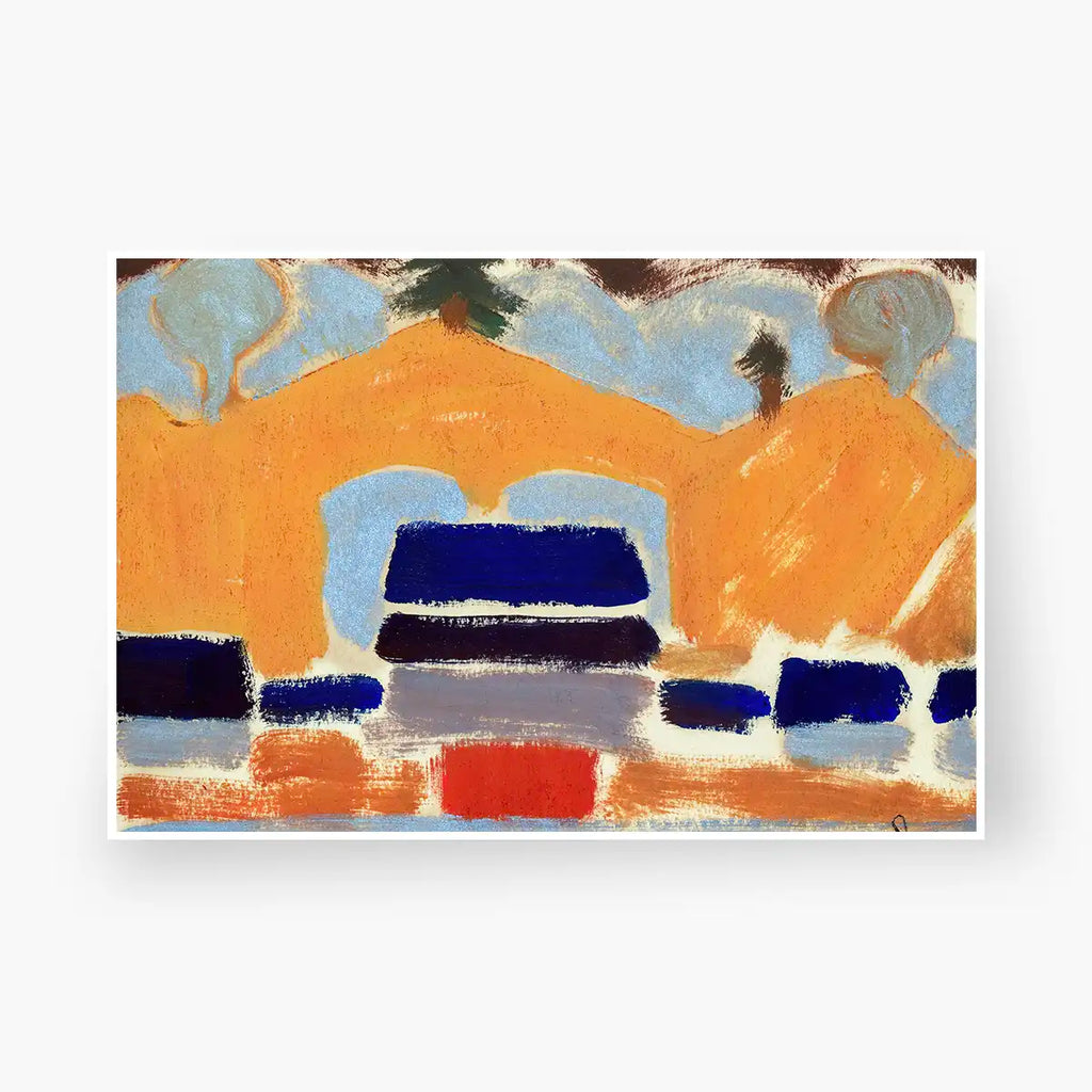 Landscape with Houses printable by Arthur Dove - Printable.app
