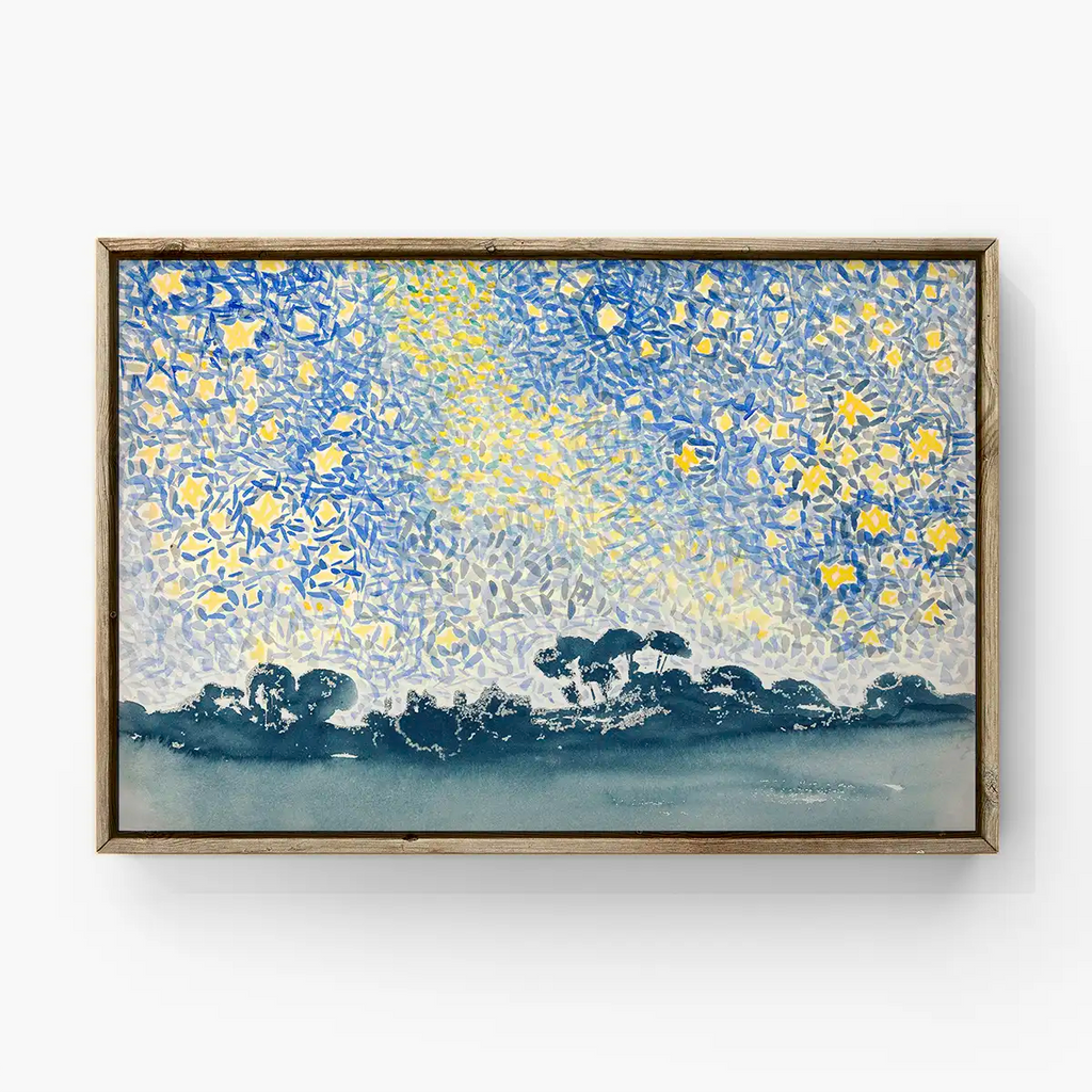 Landscape with Stars printable by Henri-Edmond Cross - Printable.app