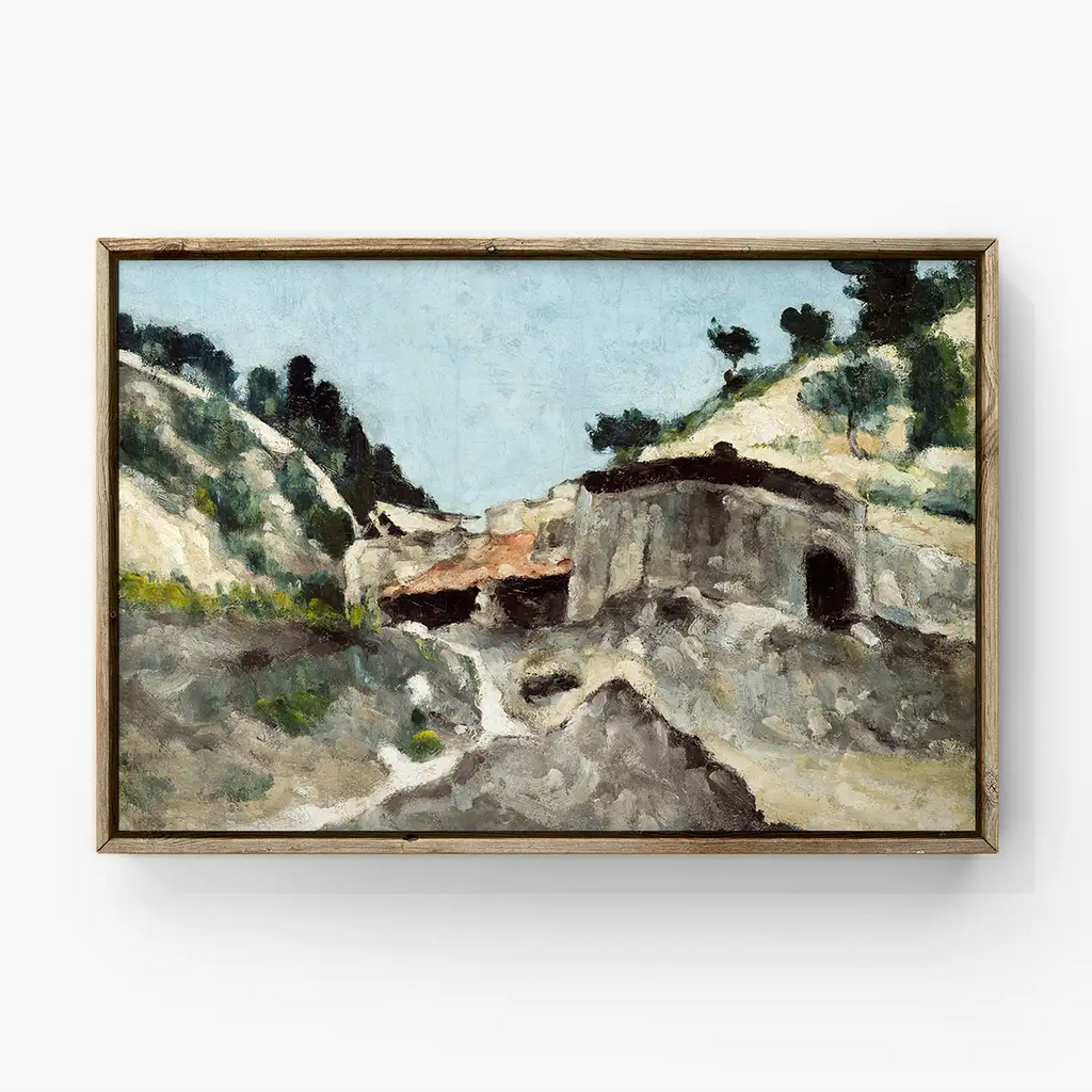 Landscape with Water Mill printable by Paul Cézanne - Printable.app