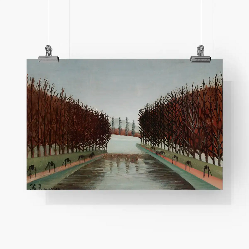 Le canal printable by Henri Rousseau - Printable.app