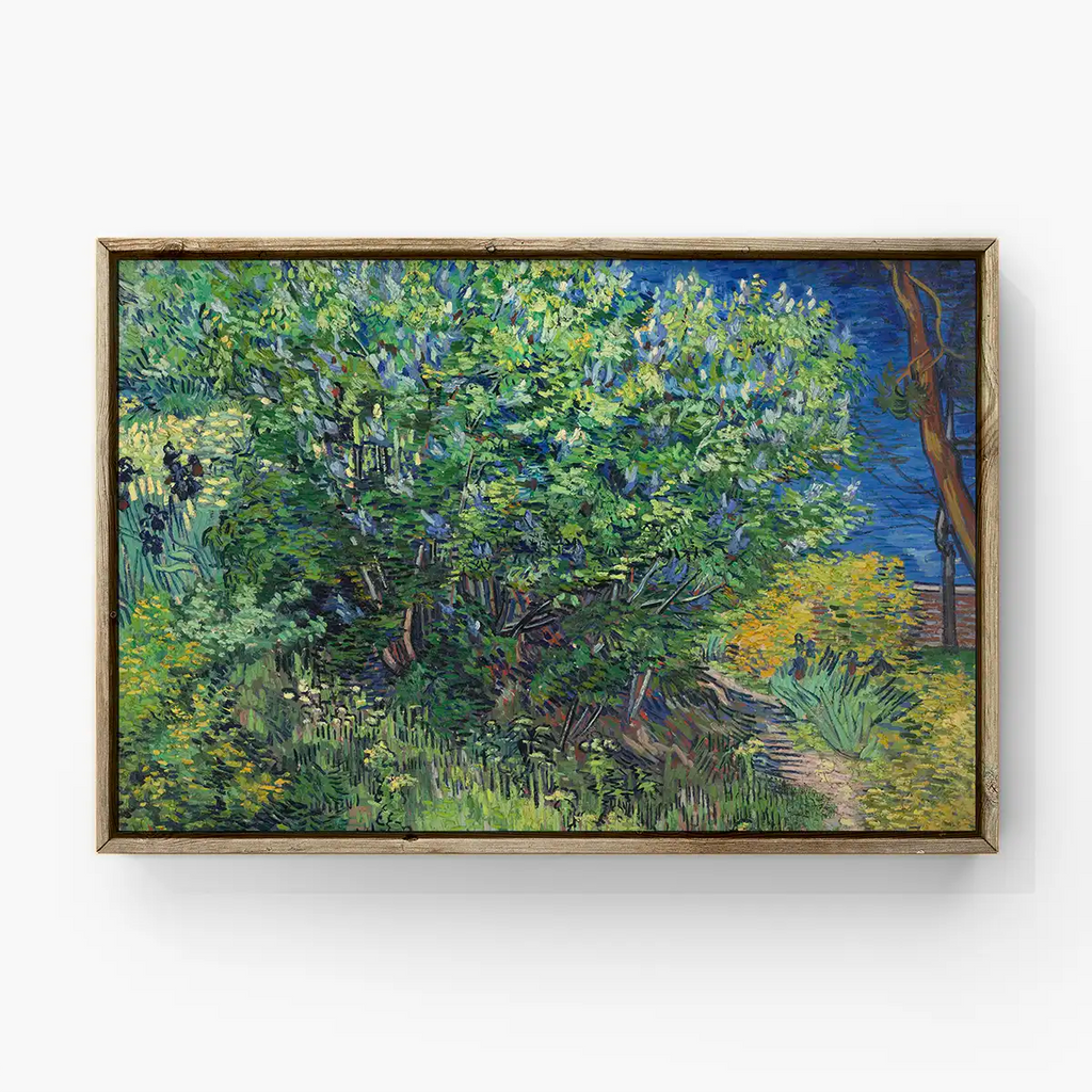 Lilac Bush printable by Vincent van Gogh - Printable.app